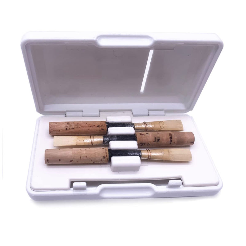 Plastic Oboe Reed Case Storage Box with Silicone Layer Holds 6 Oboe Reeds Against Moisture and Easy to Carry