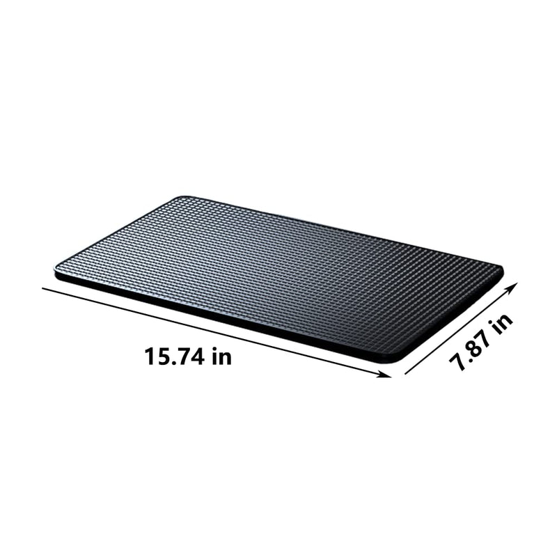 Extra Large & Thick Sticky Anti-Slip Pad for Car Dashboard, Universal Non-Slip Grip Cell Phones, Sunglasses, Keys, Decoration Gadgets Mat for Car/Home/Office (The Grid Model) The grid model