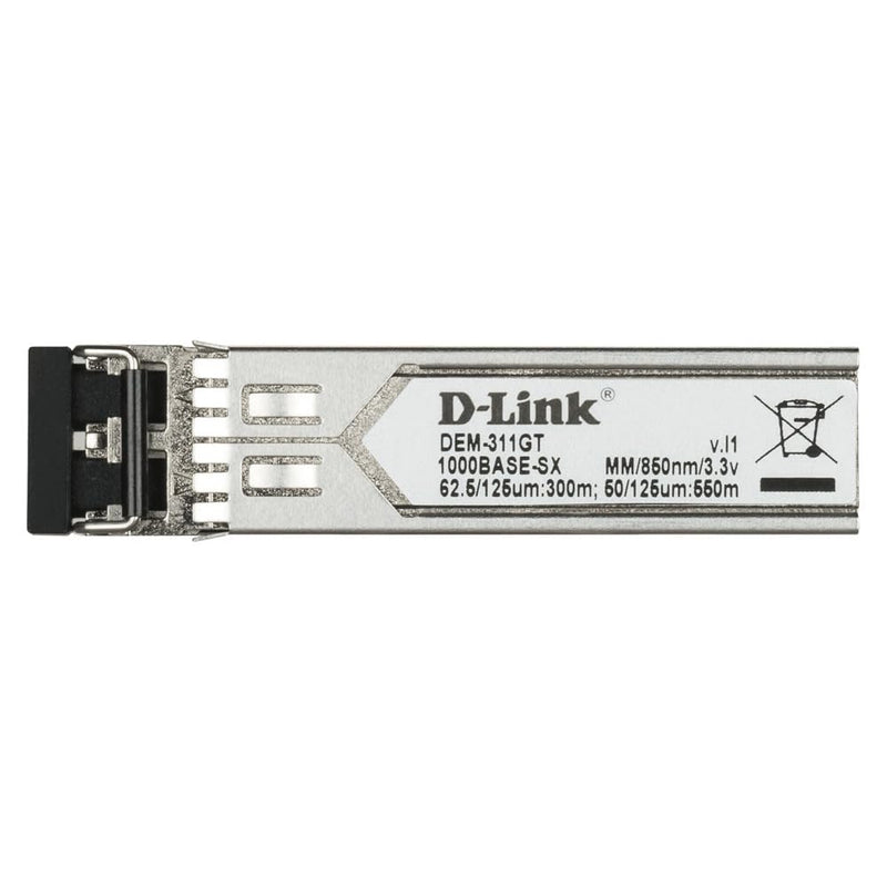 D-Link Gigabit Ethernet Optical Transceiver Multimode 1000BASE-SX SFP Module (DEM-311GT)