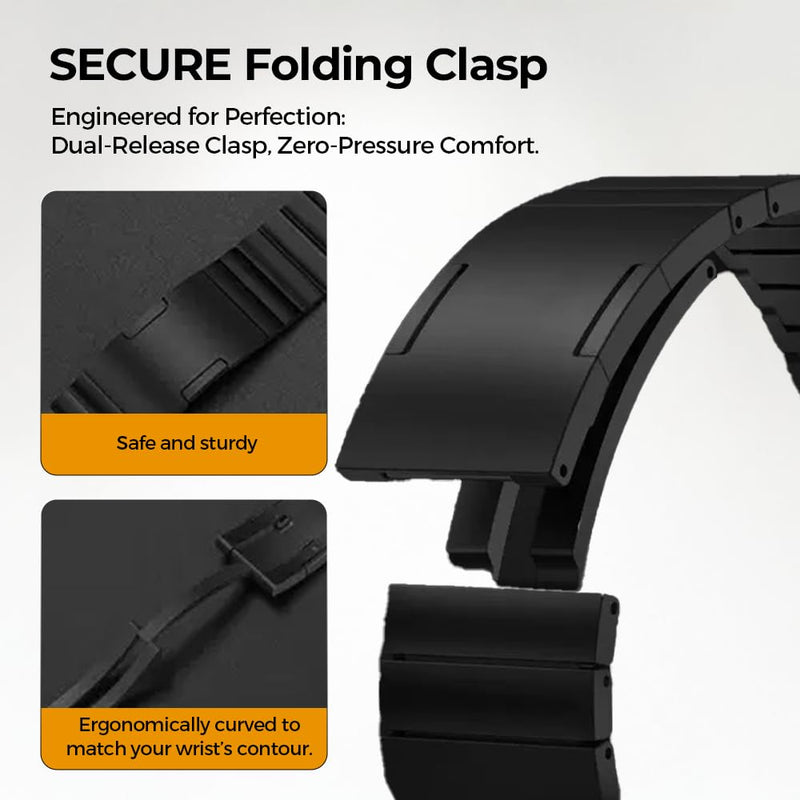 No Tool Titanium Band for Samsung Watch 9 8 40mm 44mm/8 Classic 46mm 22mm