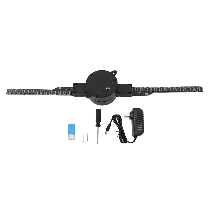 [AUSTRALIA] - 3D Hologram Fan 16.5in 2000x224 3D Projector with 224 LED Light Beads, Borderless Images, Custom Editing for Business Store Advertising 100-240V 