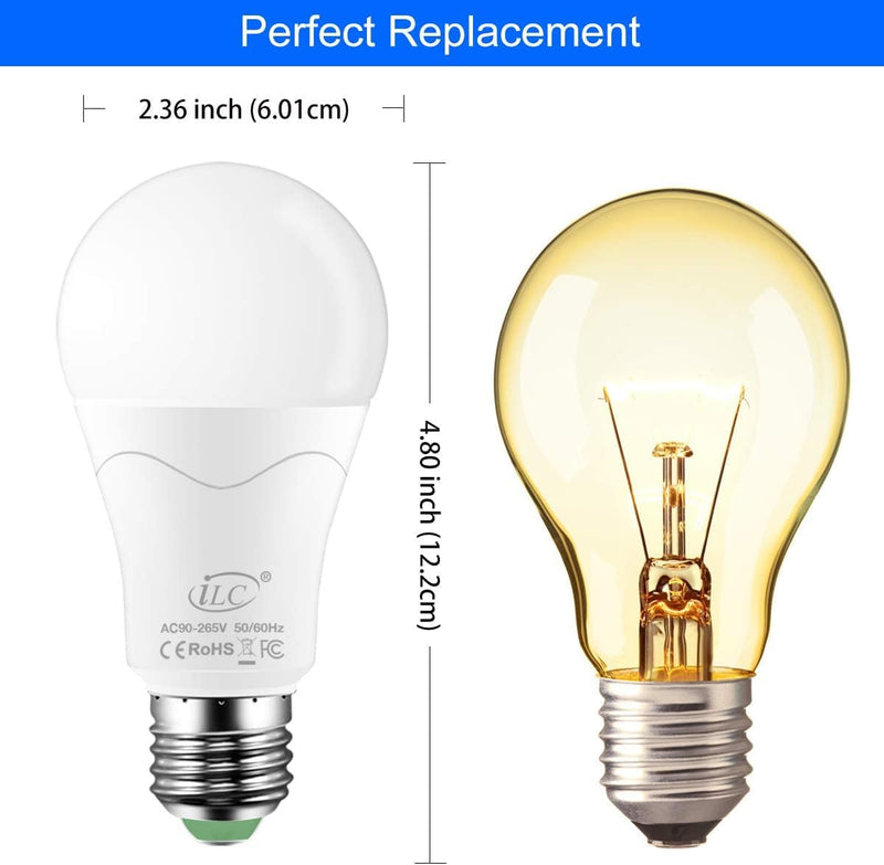 iLC LED Light Bulb Replaces 85W, 1000 Lumen, RGB Light Bulb With Remote Control, Colour Change, Warm White (2700 Kelvin), Edison E27 1 Stück (1er Pack)