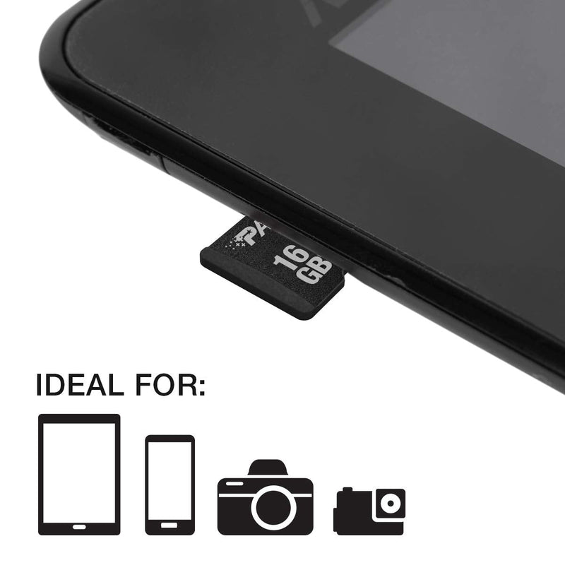 Patriot LX Series Micro SD Flash Memory Card 16GB - 5 Pack Black 16GB 5-Pack