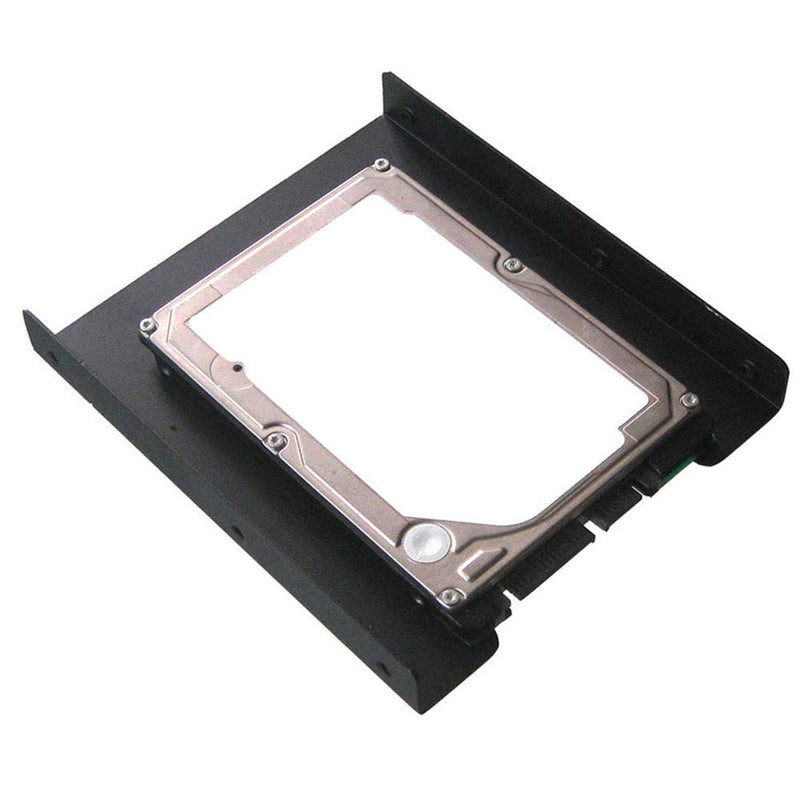 PHITUODA 8Pcs 2.5" to 3.5" SSD HDD Hard Disk Drive Bays Holder Metal Mounting Bracket Adapter with Screws for PC Pack of 8