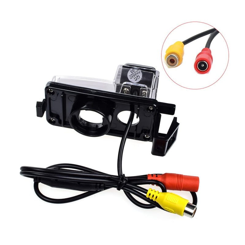 Vlicevrn HD Full Vehicle Car Rear View Camera Dynamic Trajectory Tracks Line Night Vision Backup Parking Camera for Nissan Versa Tiida Livina Pulsar Latio Fairlady Z 350Z 370Z GT-R (R35) Leaf