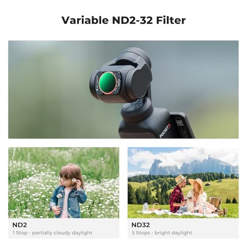K&F CONCEPT Magnetic Variable ND&CPL& Black Diffusion 1/4 Filter Set CPL+ ND2-32 + ND32-512 + Black Diffusion 1/4