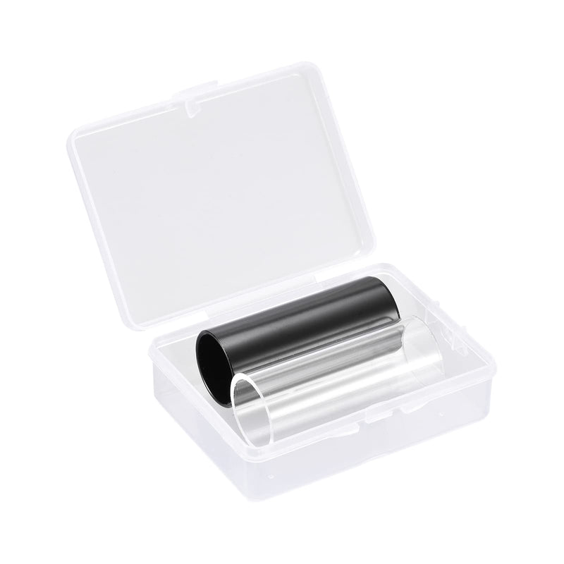 [AUSTRALIA] - MECCANIXITY Guitar Slide 60mm Stainless Steel and PVC Slide Acoustic Guitar Finger Slide Black 