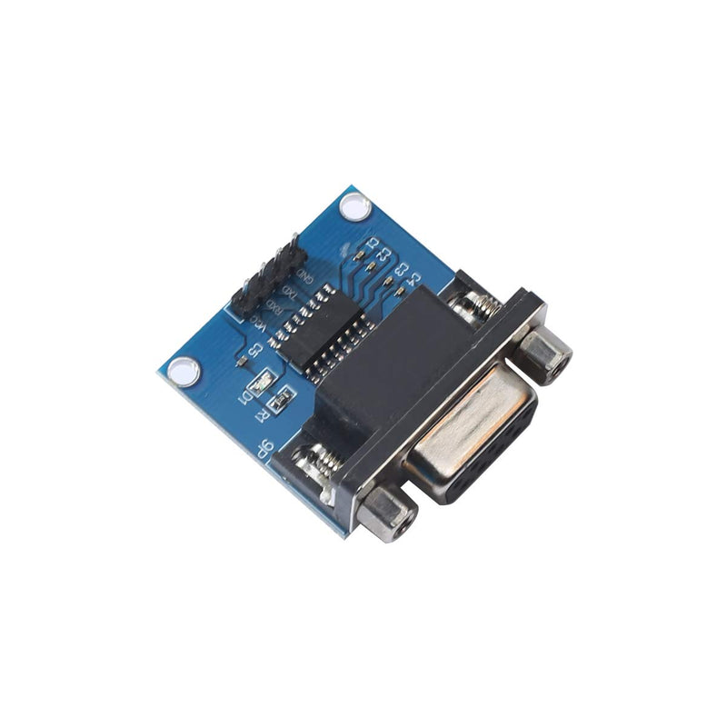DEVMO 10pcs MAX3232 Root Module Connector Chip RS232 to TTL Female Serial Port to TTL DB9 Converter Module Board fit Equipment Upgrades Like DVD 10