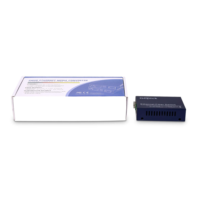 10/100/1000Mbps Media Converter with 1x 1000Base-LX SFP Module | Networks Ethernet to Fiber Media Converter with 1X SFP (1.25Gb/s, Single-mode, Dual LC, 1310nm, 20km) 1G, SMF, LC x1pc