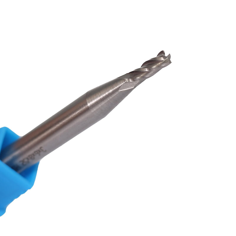 AKYLIN CNC End Mill 6 mm Shank Diameter 3 mm 4 Flutes End Mill Metal HSS Spiral Cutter for Aluminium, Wood, etc. 6x3x8mm