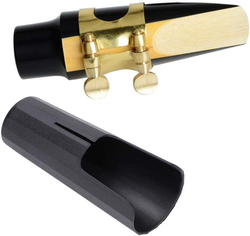 Tenor Sax Mouthpiece Kit Includes Saxophone Mouthpiece, Brass Ligature Fastener, Plastic Cap 2.5 Reed and Cushions Pads Fit for Tenor Sax Parts and Accessories 26 Pieces