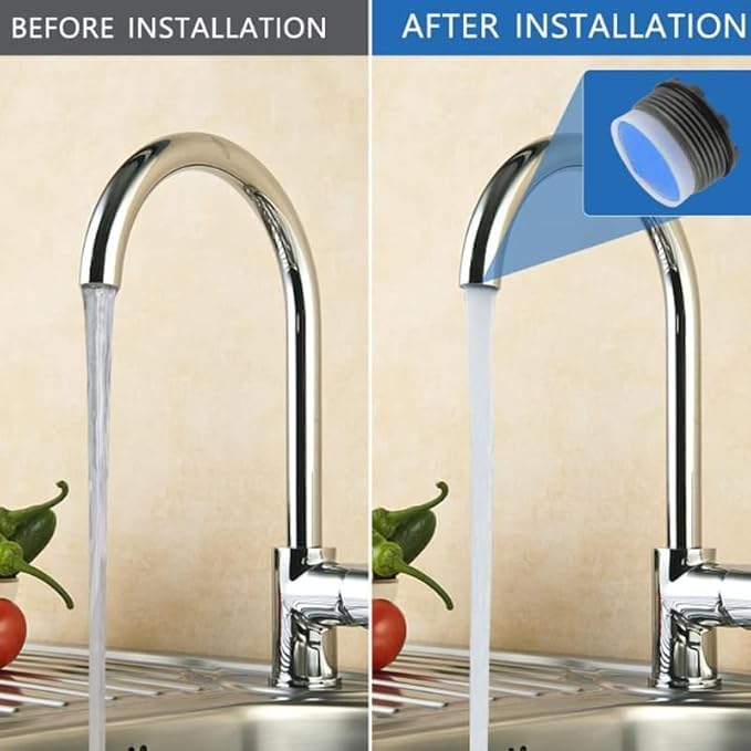 18.5 mm Pack of 10 Tap Aerator Tap Strainer Aerator Spray Attachment Kitchen Sink Aerator Aerator Aerator Insert Suitable for Most Taps Blue 18.5