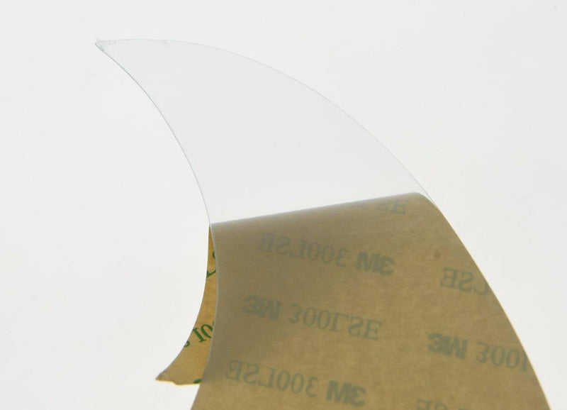 Dopro Clear Teardrop Acoustic Guitar Pickguard Transparent Scratch Plate with Self Adhesive Teardrop Style Clear/Transparent