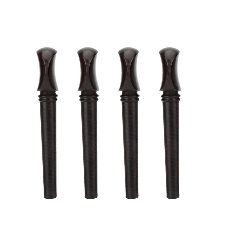 4pcs Cello Tuning Peg No Hole Ebony Wood 4/4 Cello Peg Elegant Musical Instruments Parts Cello Tuning Pegs Cello Tuning Pegs 4/4 Cello Tuning Pegs 4/4 Cello Tuning Pegs