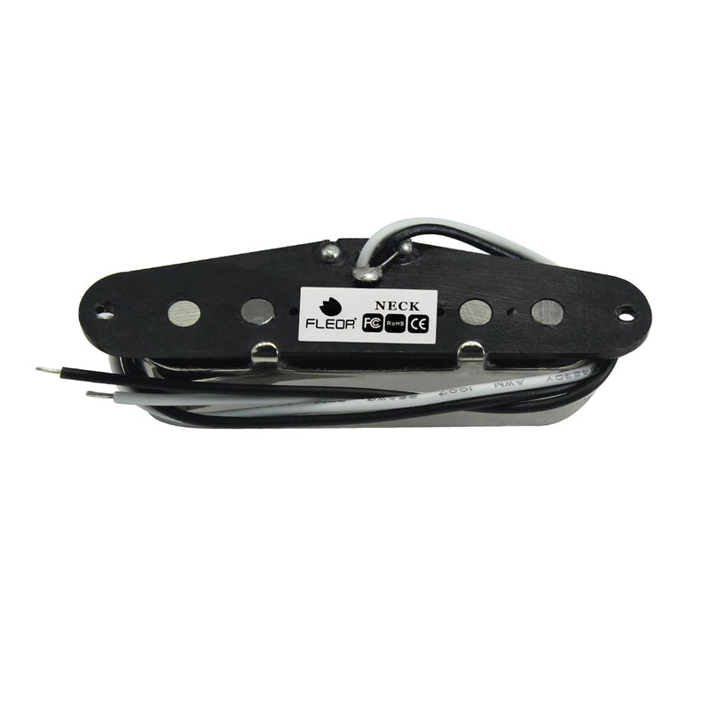 FLEOR Alnico 5 Guitar Pickups Single Coil TL Neck Pickup Chrome for TL Style Guitar Pickups Part