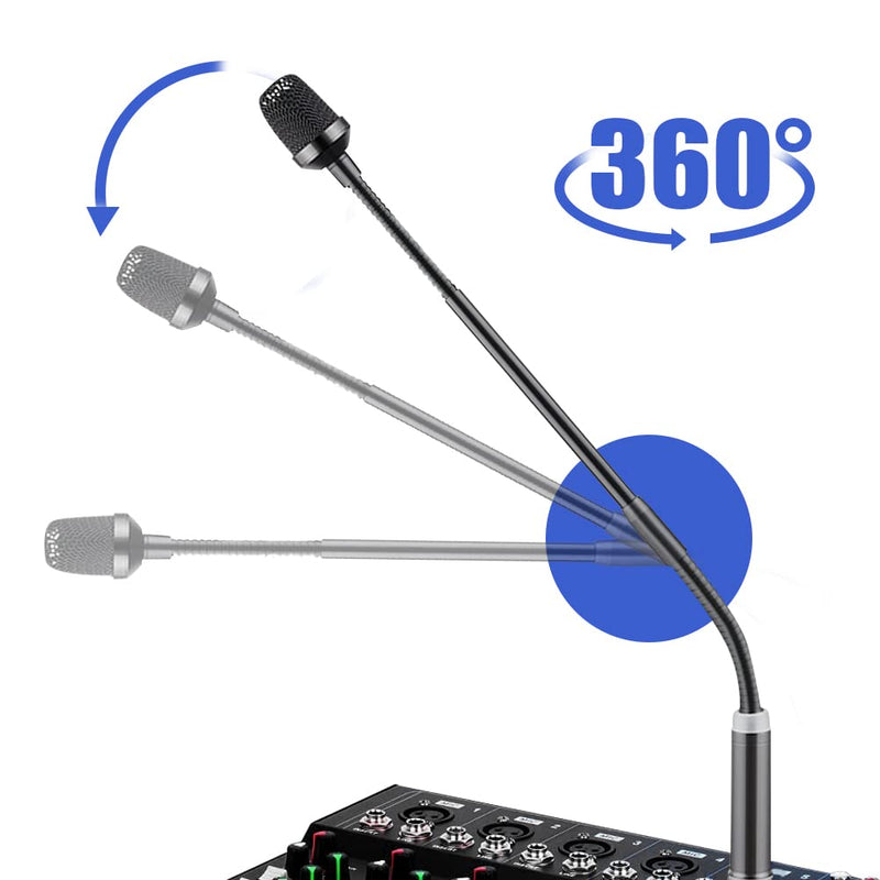 [AUSTRALIA] - Professional Dynamic bob Barker Microphone for DJ Mixer Dedicated Disc Shouting Microphone KTV Bar Gooseneck Mic 