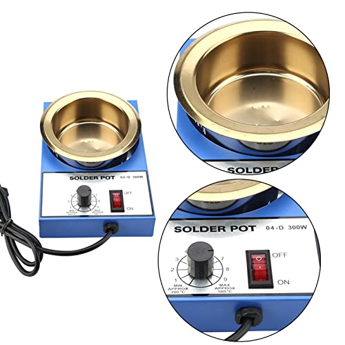 EU Plug 220 V Soldering Pot Tin Oven Soldering Pot Desoldering Bath 300w