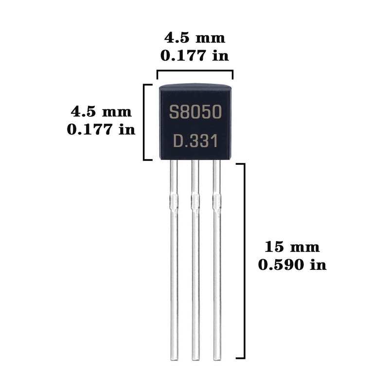 24 Values BJT Transistor Kit A1015 A733 C945 C1815 S8050 S8550 S9012 S9013 S9014 S9015 S9018 2N7000 2N2222 2N2907 2N3904 2N3906 2N5401 2N5551 BC327 BC337 BC547 BC550 BC557 BC560 Transistors