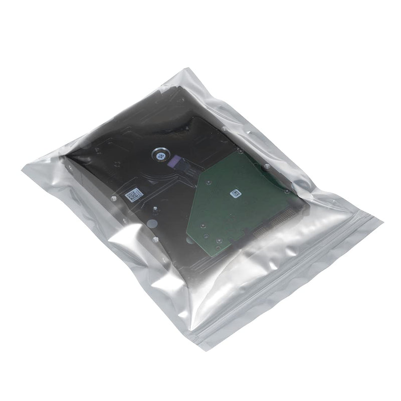 uxcell Anti Static Resealable Shielding Bag, 150x200mm/6x8 inch, Protective Antistatic Bag, for Store HDD SSD RAM Laptop Hard Drives Memory Card, Electronic Devices, 50pcs