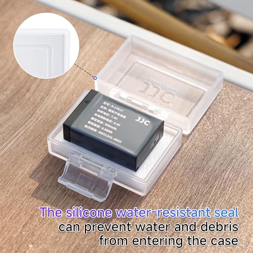 JJC FDA-EP10 Soft Eyecup Eyepiece Viewfinder & Battery Case Holder for Sony A6300 A6100 A6000 Cameras with Sony NP-FW50 Battery