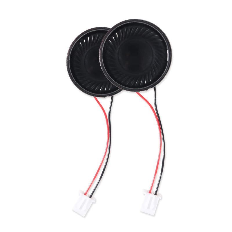 10Pcs 1W 8 Ohm Metal Shell Mini Loudspeaker Round Internal Magnet Speaker MP3 MP4 Player Speaker 1W 8 Ohm with terminal