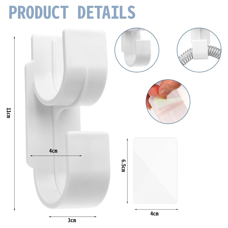 CPAP Hose Holder CPAP Hose Holder Organiser with 2 Self-Adhesive Backs CPAP Mask Hooks for Cpap Accessories, Bed, Kitchen