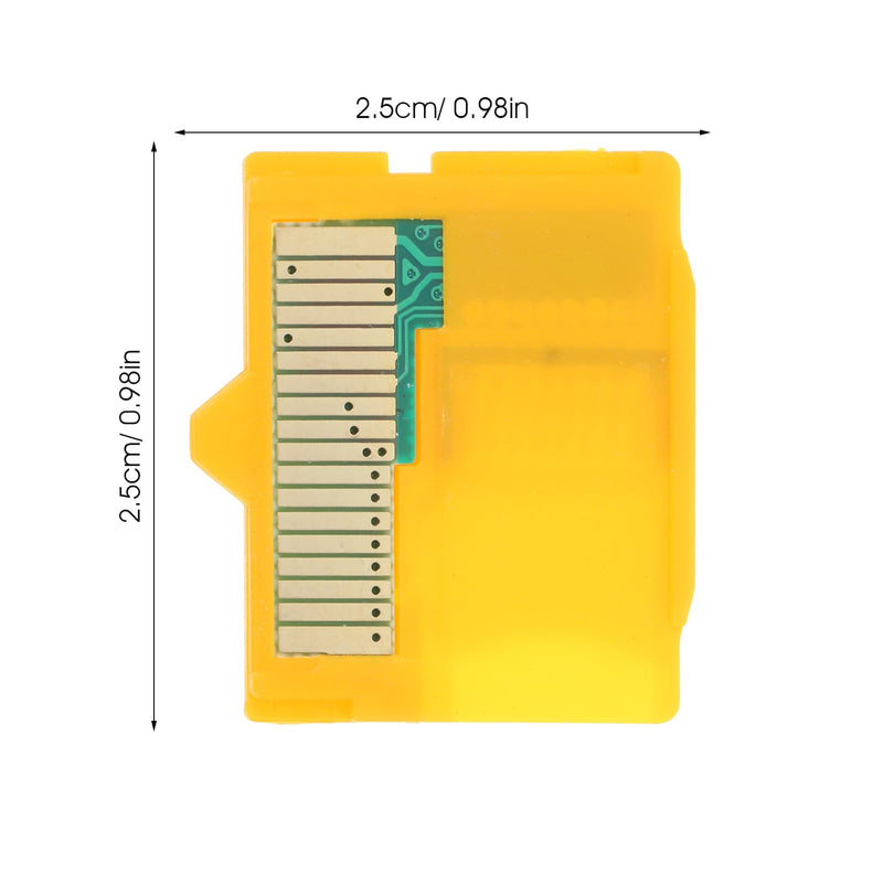 UKCOCO Micro SD Attachment -1 Camera TF to XD Card Insert Adapter Sd Memory Adapter 25 x 25 x 5 mm for Micro SD Micro Yellow