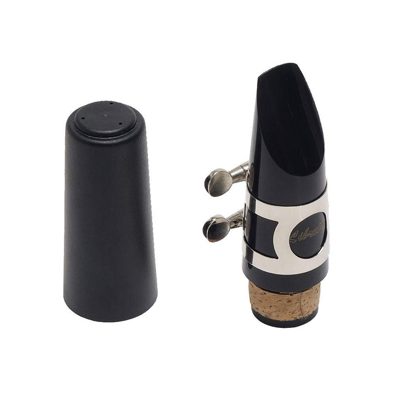 Libretto Clarinet Mouthpiece Kit, Giftable Standard Mouthpiece Set: ABS Mouthpiece, Plastic Cap, Silver Lacquered Ligature. Finely Designed for Beginner and Student.