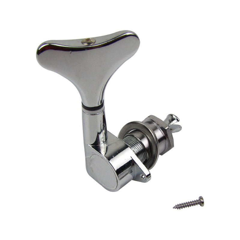 Musiclily 2+2 Sealed Bass Tuners Tuning Pegs Keys 2R2L Machine Heads for 4 String Bass Guitar, Chrome