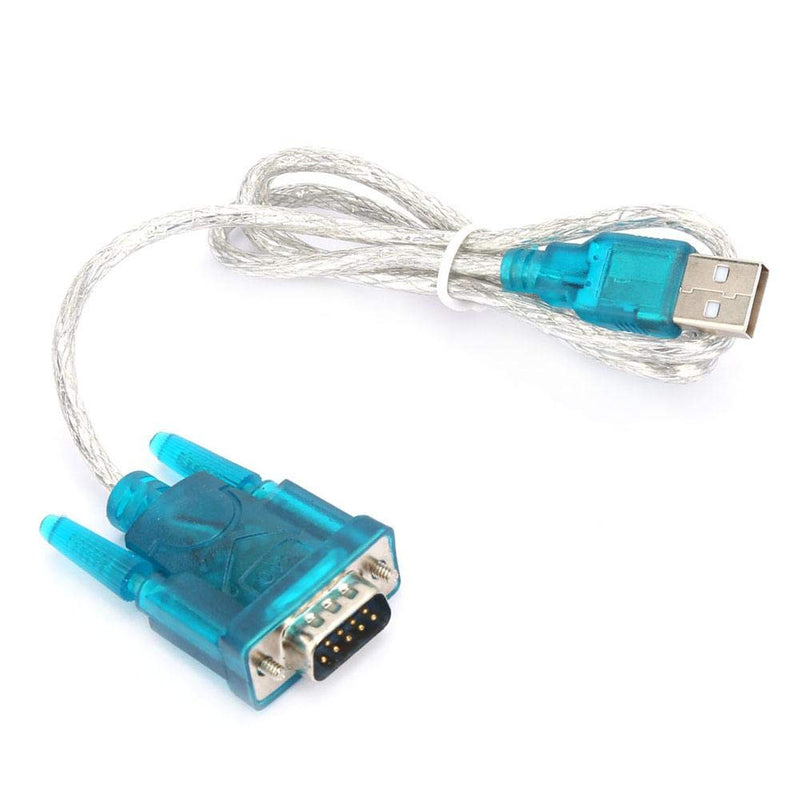 2 PCS HL-340 USB to RS232 COM Port Serial PDA 9 pin DB9 Cable Adapter