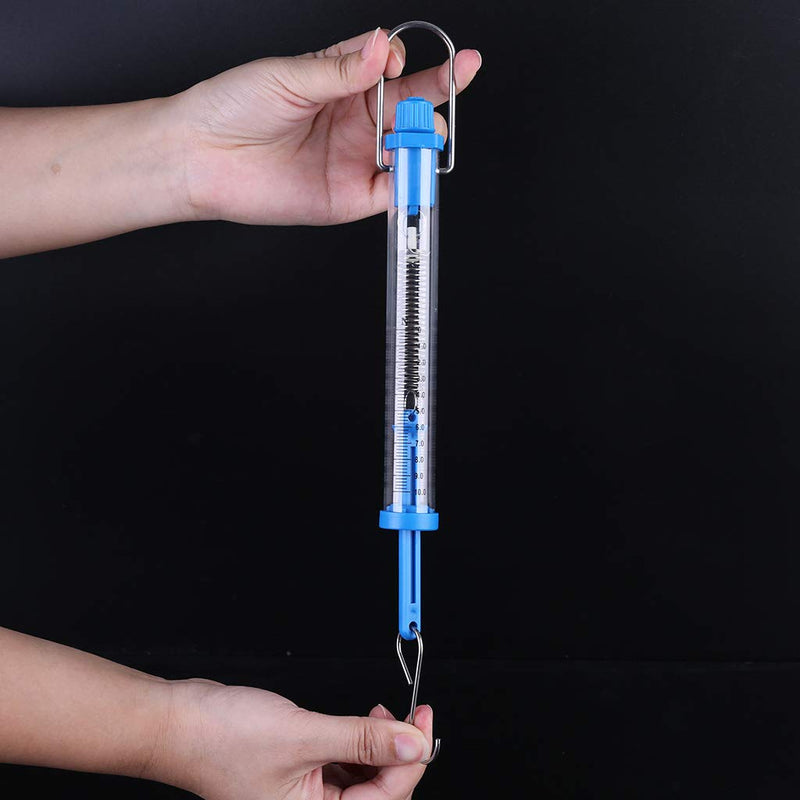vsilay Labs Newton Force Meter Spring Scale Scale Labeled Transparent Spring Balance Suitable for Scientific 2.5N/10N 10n