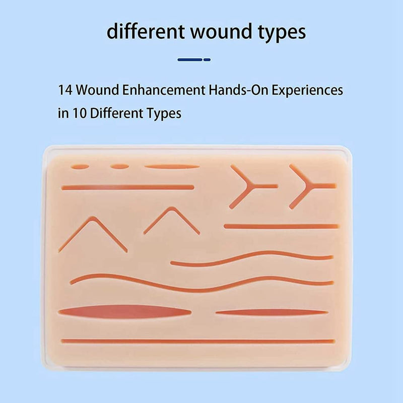 [AUSTRALIA] - HADIIH Improved large 3-layer seam pad with wounds for practising sewing - not easy to separate, tear or tear 