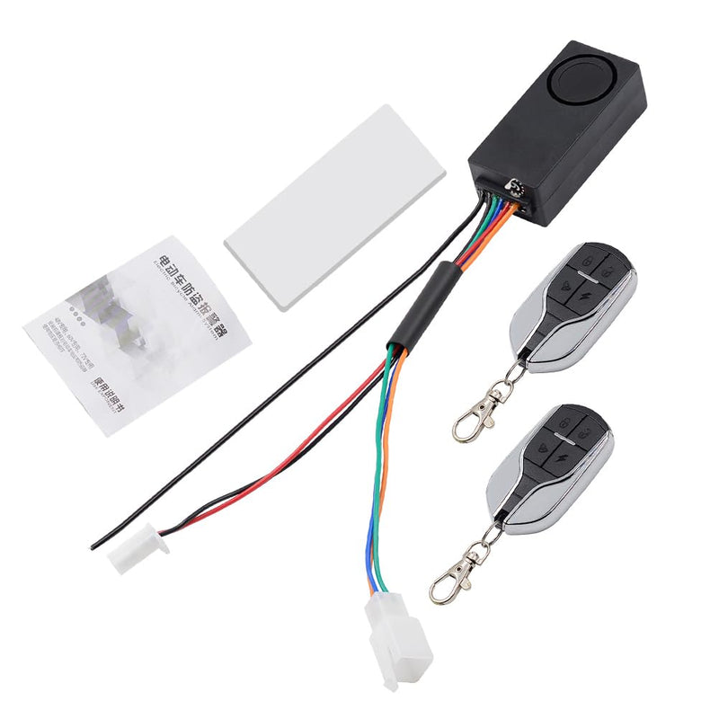 Garneck 1 Set Car Keyless Entry System Anti-Theft Motorcycle Alarm Electric Car Remote Alarm for Electric Car Motorcycle Bike Security Alarm