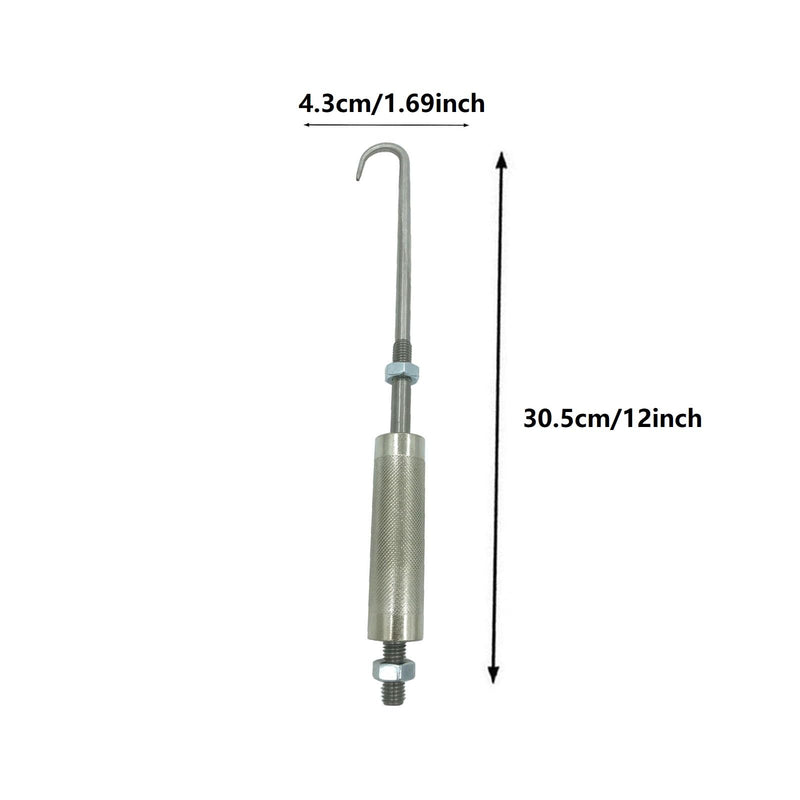 [AUSTRALIA] - Trumpet Repair Tool Tuning Pipe Hook Puller Tool for Repairing Rusted Tuning Pipe, Brass Instrument Tuning Slide Puller Repair Maintenance Tool 
