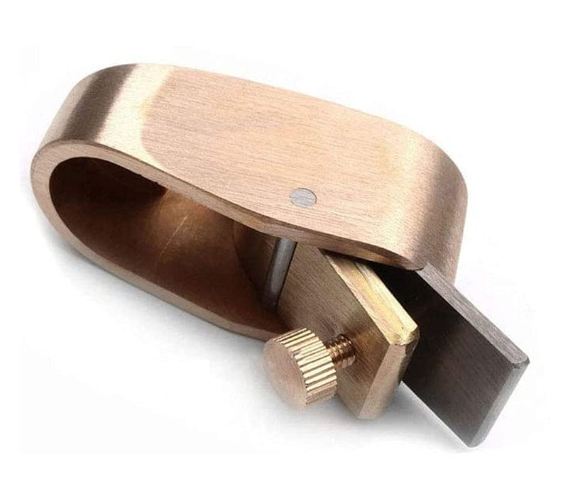 Violin Thumb Planer 16 mm Blade Width Brass Luthier Tool for DIY Violin Viola Violoncello Wooden Instrument Gold