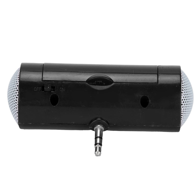 KIMISS Mini Portable Speaker, Pillow Speaker 3.5 mm Jack Stereo Plug in Speakers Cellphone Speaker Mini Speaker with Aux Input for Mobile Phones and Tablets (Black) Black