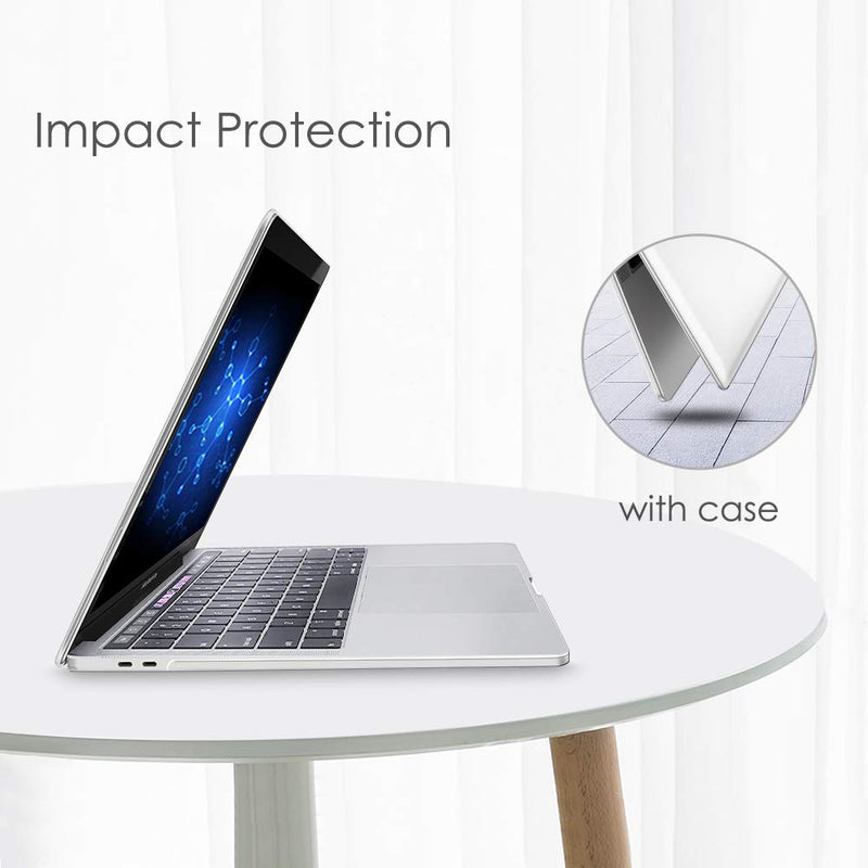 [AUSTRALIA] - Fintie Case for MacBook Pro 13 Inch A2338(M2 M1) A2251 A2289 A2159 A1989 A1706 A1708 (2016-2021 2022 2023 Release) with/without Touch Bar- Snap On Hard Shell Case Cover, Crystal Clear 