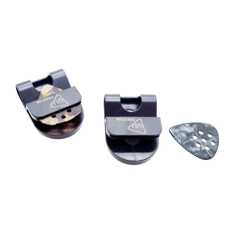 Smart 3-in-1 guitar strap locks guitar strap blocks guitar pick holder with non-slip picks and cable hook
