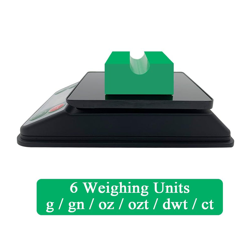 Arrow Scale with Arrow Holder, Arrow Grain Scale, Easy to Read, 3086 Grains x 0.1gn, 200 Grams by 0.01g, Large Backlight Display, 6 Weighing Units, Included Calibration Weight, Batteries