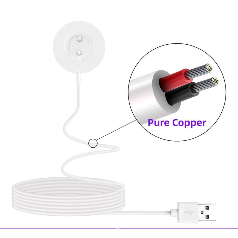 Replacement Rose Charger,Standing Magnetic Charger USB Cable,Replacement Base Dock Station for Rose Only-12mm