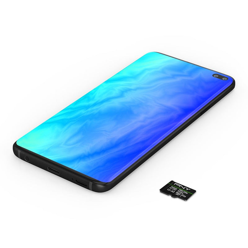 PNY 256GB PRO Elite Prime™ C10 U3 V30 A2 microSDXC Flash Memory Card – Ultra-Fast Speeds, Read 200MB/s, Write 150MB/s, 4K UHD, Full HD, UHS-I, for Smartphones, Drones, Action Cameras