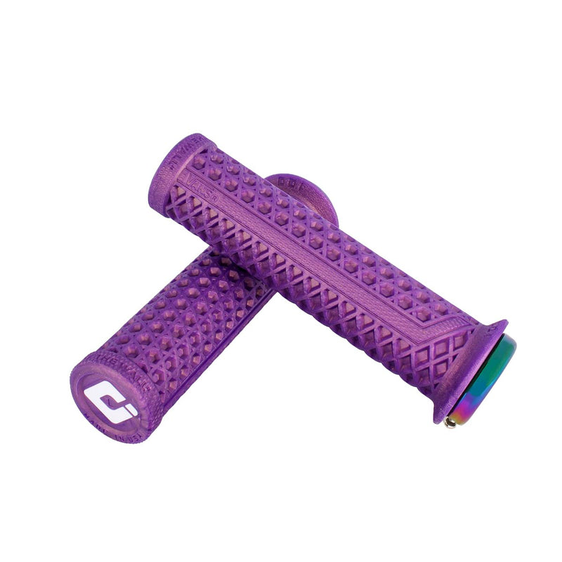ODI Vans v2.1 Lock-On Grips - Iridescent Purple Oil Slick