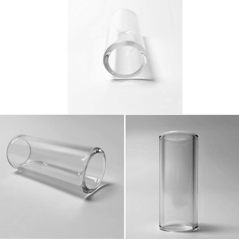 [AUSTRALIA] - 3Pcs Glass Guitar Slide Set - Three Sizes for Versatile Use - Smooth Glass Slides Enhance Guitar Playing - Suitable for Electric, Acoustic, and Bass Guitars - Ideal for Musicians 51mm*1, 60mm*1, 70mm*1 