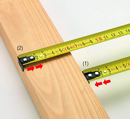 SOLA Protect Tape Measure 3 m / 16 mm – Robust Tape Measure with Belt Clip – Steel Tape Painted Yellow with mm Scale – Accuracy Class II – Roll Meter with Movable End Hook – Length 3 m, 5 m, 8 m 3m / 16mm