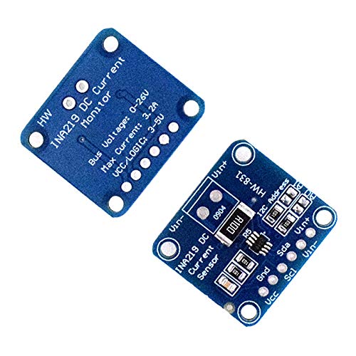 Yuemsh 5pcs Ina219 Bidirectional DC Power Sensor Tapping Module DIY 3V-5V Iic I2C Power Monitoring Sensor Module