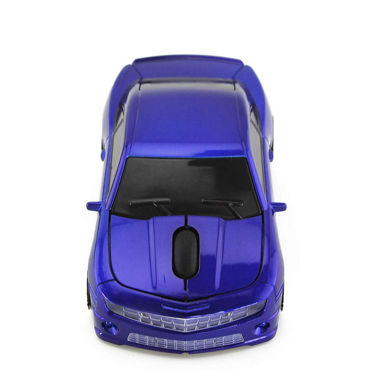 FASBEL for Chevrolet Camaro Sports Car Mouse Wireless Mice Computer Laptop PC Optical Mouse (Blue) Blue