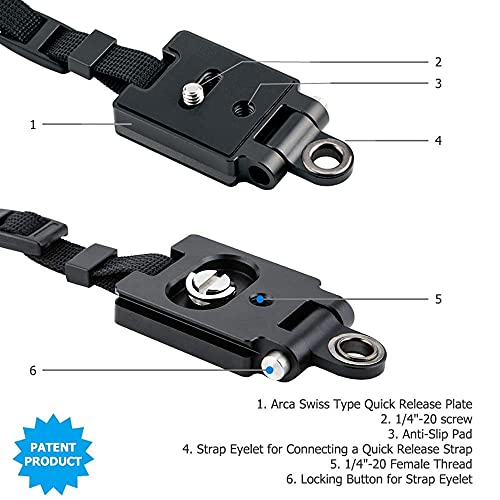 R6 R5 R5C Eyecup + Camera Hand Strap：Extended Camera Eye Cup with Camera Hand Strap for Canon EOS R6 R5 R5C Camera