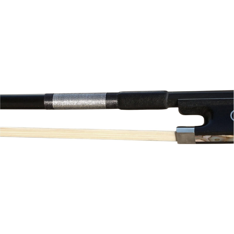 Carbon Fiber Cello Bow 4/4 Full Size Ebony Frog Natural Horsehair for Teacher Student Professional Carbon Bow 04-Carbon Fiber