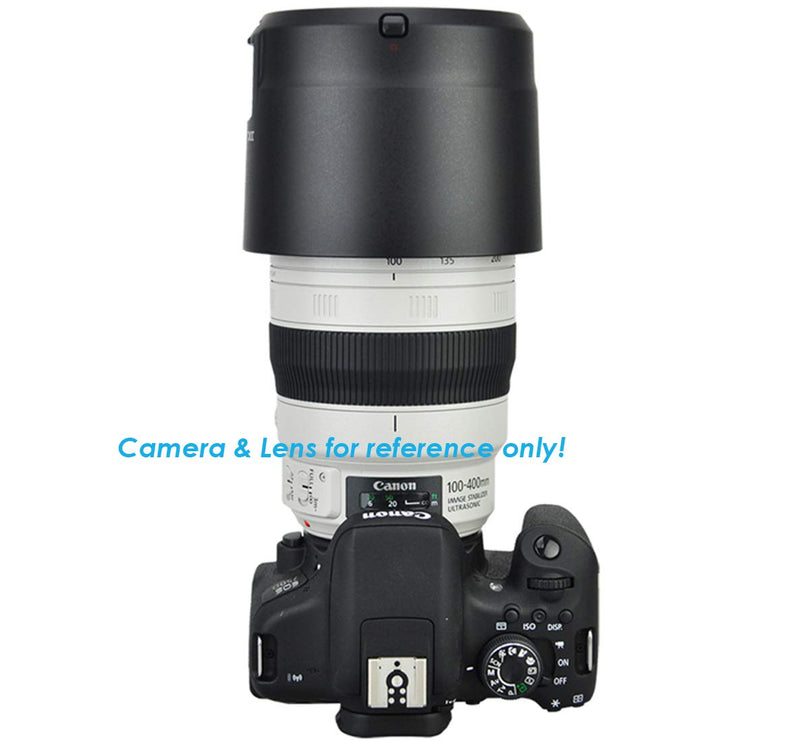 JJC LH-83D Dedicated Bayonet Lens Hood, Compatible with CANON EF 100-400mm f/4.5-5.6L IS II USM Lens, 100 400mm IS II USM Lens Hood, Filter Access Window for CPl ND Adjust, ET83D, replace ET-83D Hood