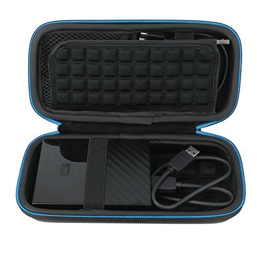 Baval Hard Case Bag for Western Digital WD 1TB 2TB 3TB 4TB My Passport Elements Portable External Hard Drive Hard USB 3.0